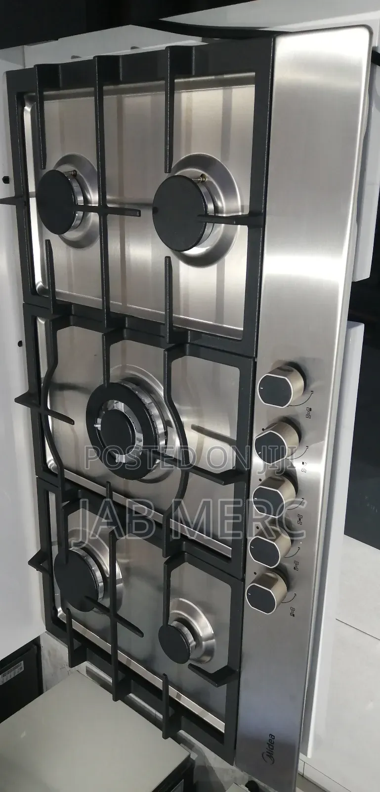 5 Burner Midea Stainless Steel Silver 90cm With Filters New