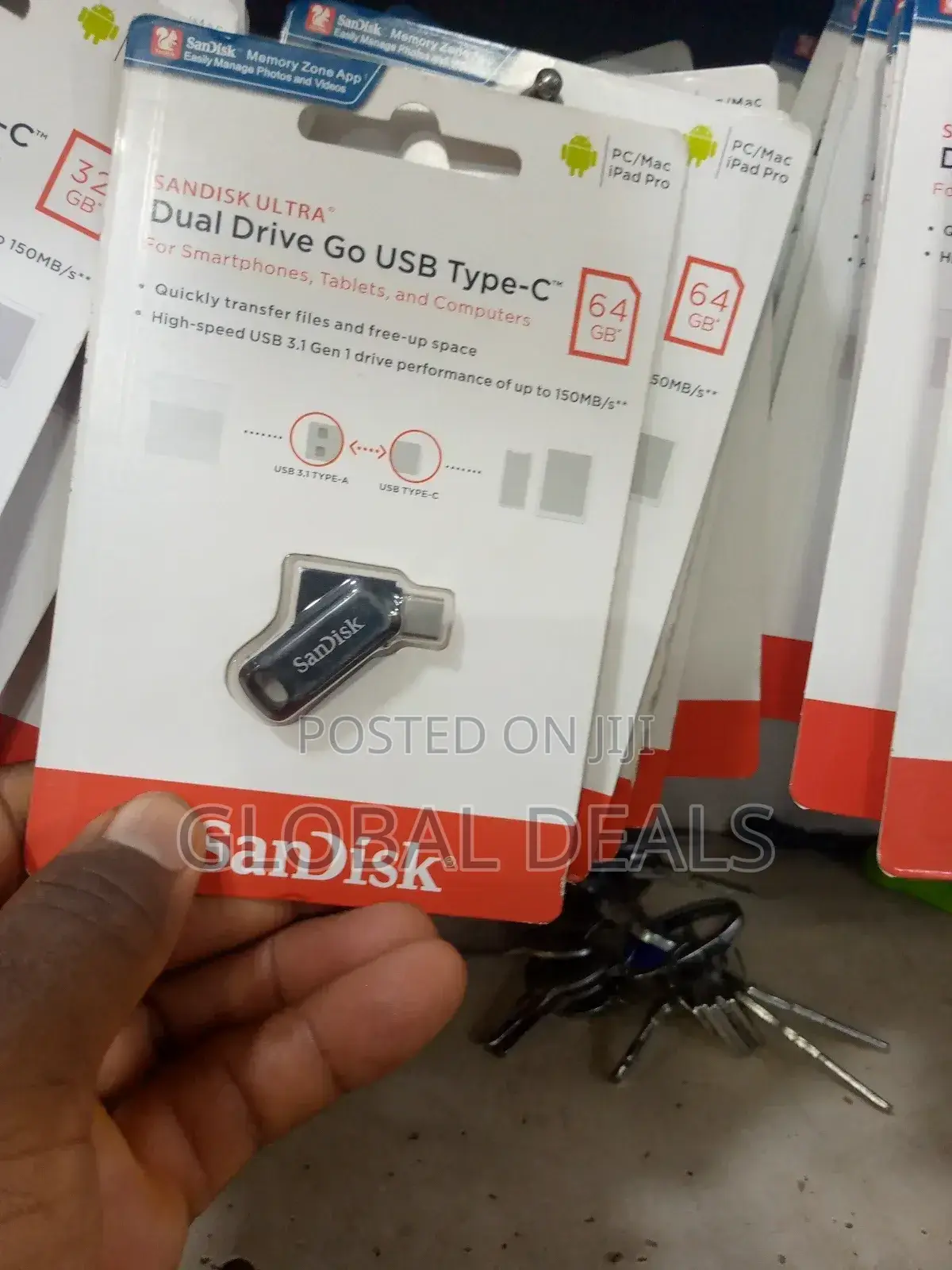64GB Dual(OTG) Pendrive Type C