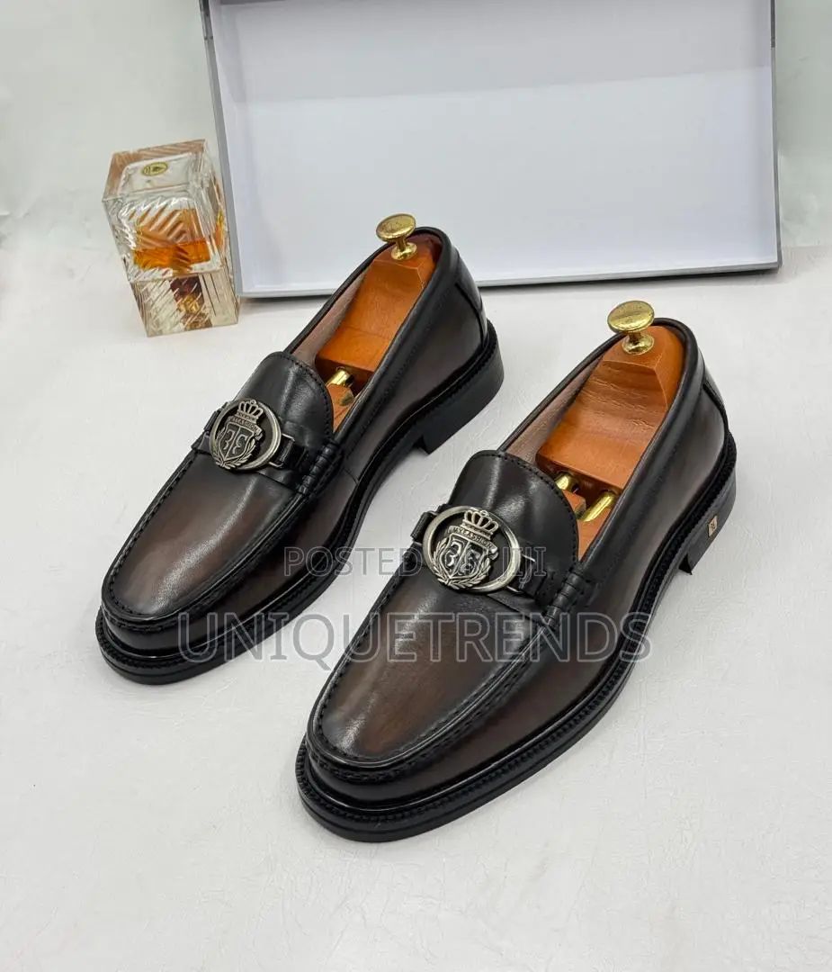 Original Billionaire Leather Loafer Shoes