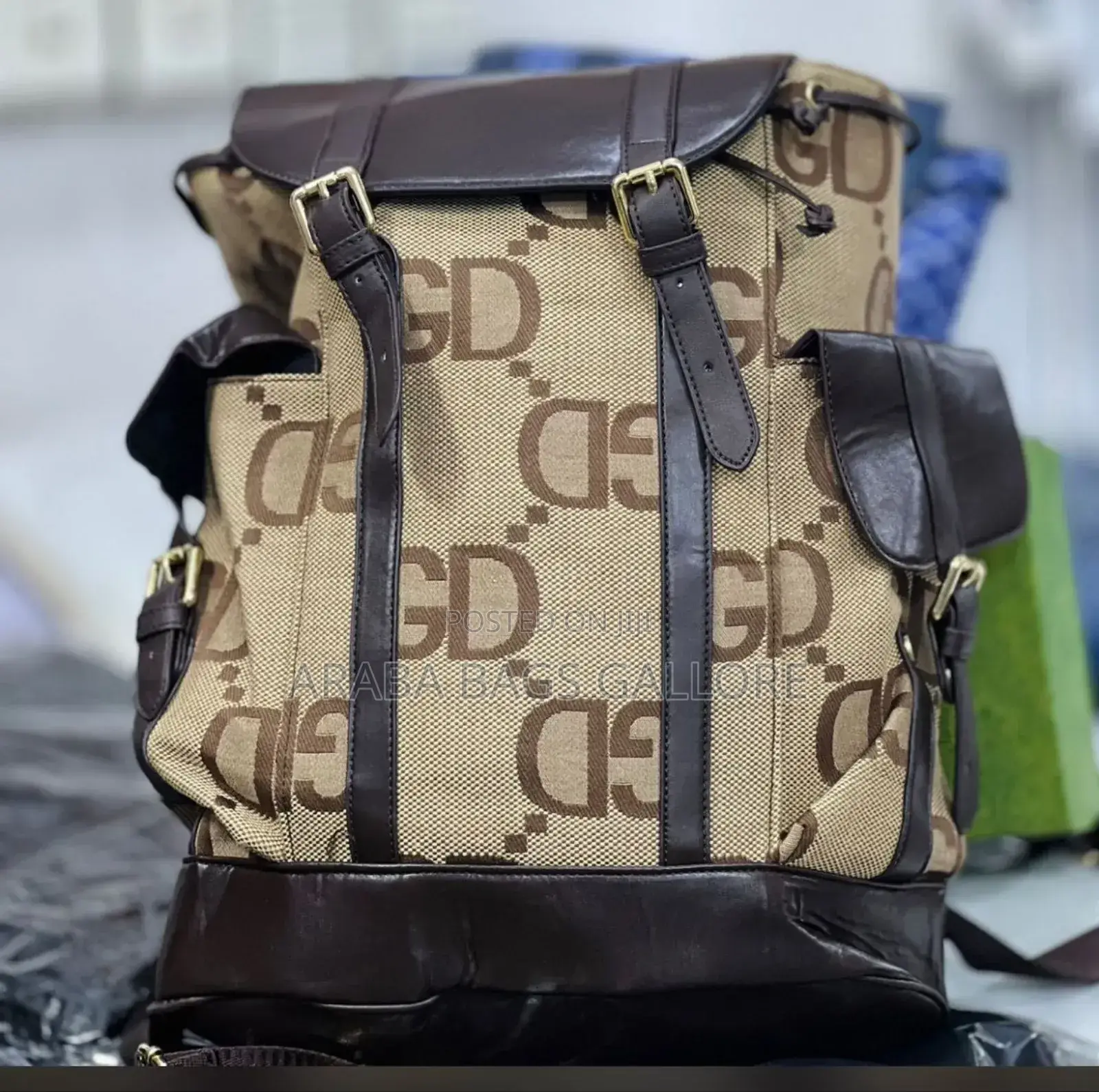 Louis Vuitton Leather Backpack