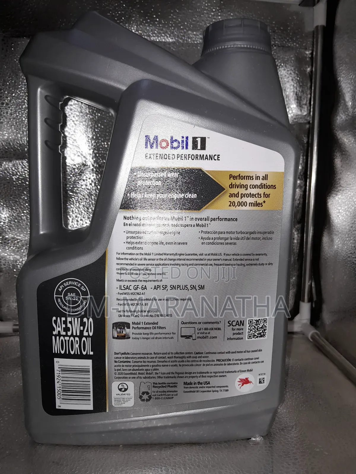 5w-20 Mobil1 Full Synthetic Engine Oil