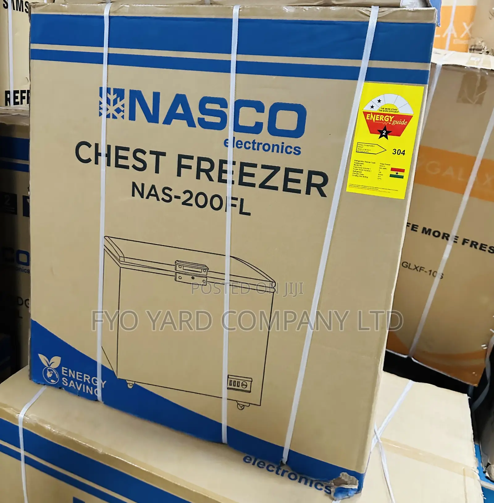 Compact and Efficient Nasco” Top Rated 145l*Freezer