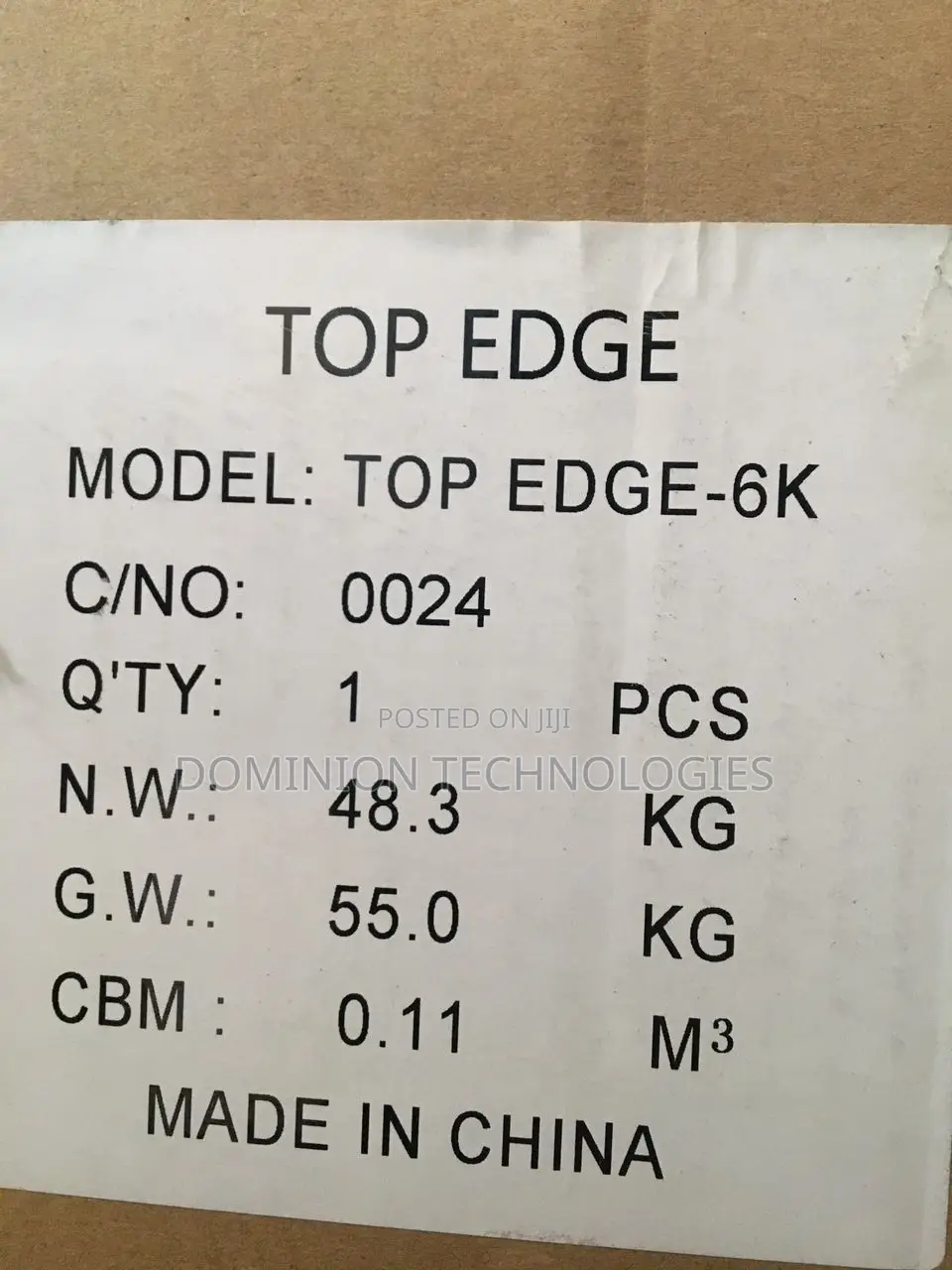 Top Edge 6kva Online Ups With Built-in Avr