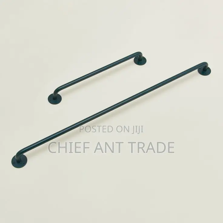 Towel Rod. Black. 90cm. 9901b