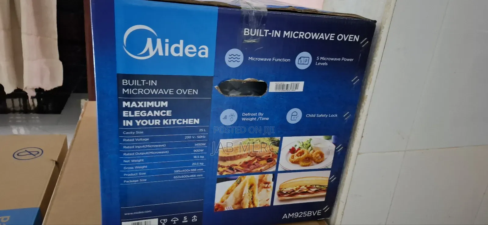 Save Big Promo Inbuilt Microwave Midea Built in Stainless 25l 60cm New