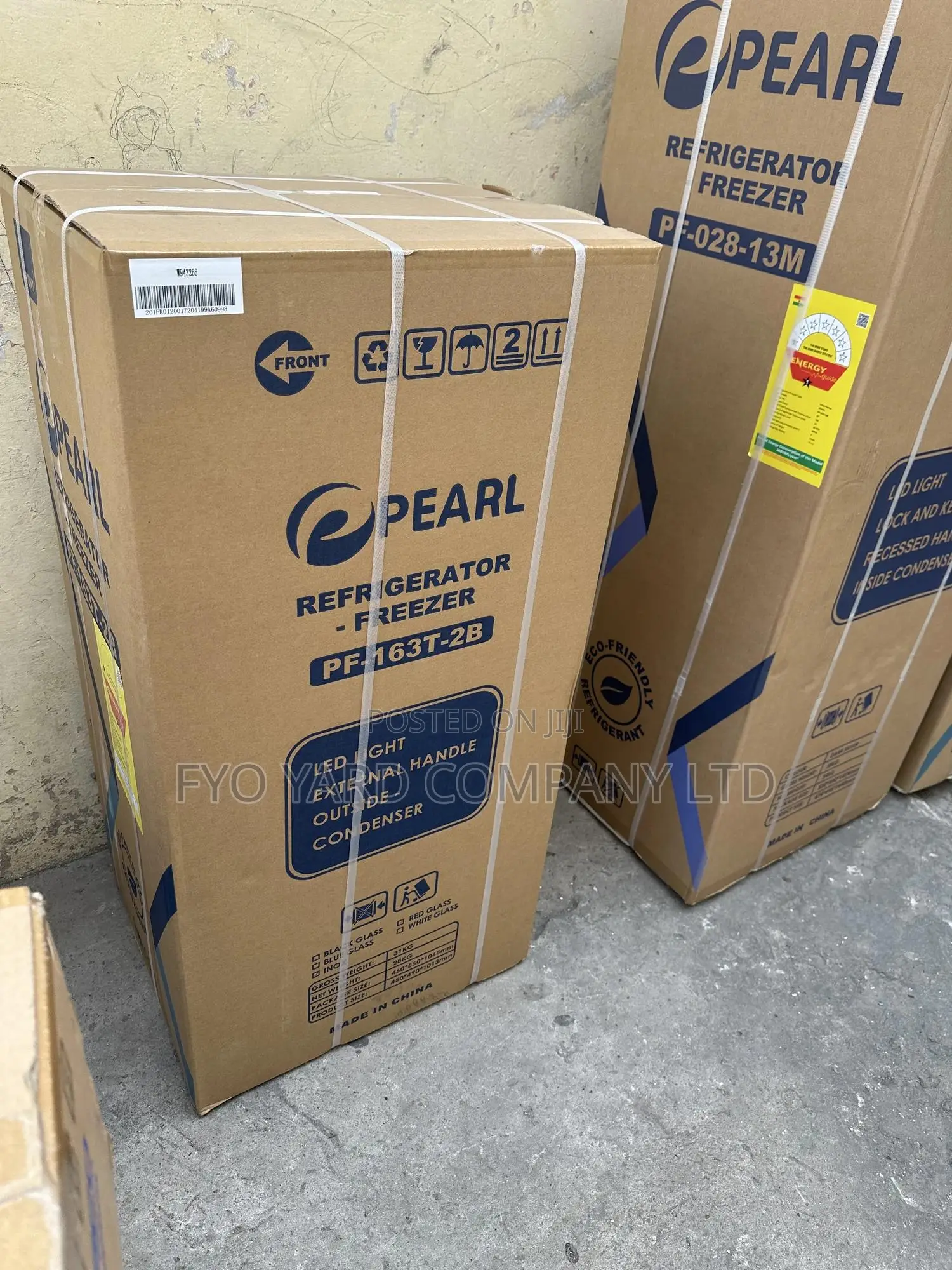 Extra Cooling Mode Pearl Pf- 163t-2b*•Double Door Fridge
