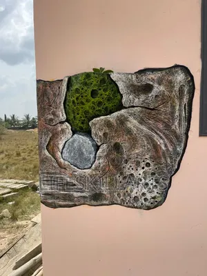 Decorated Flowerpot on Wall