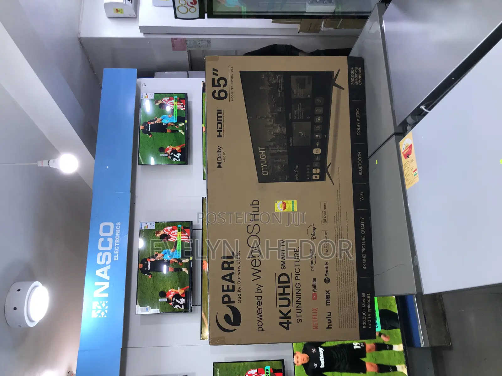 Pearl 65 Inches UHD Smart Tv Available