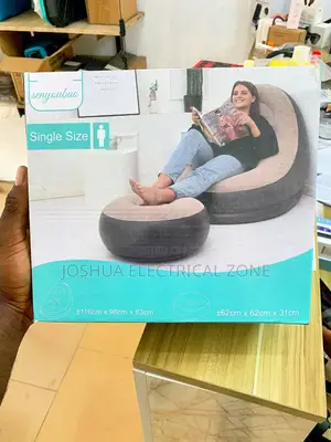 Inflatable Leisure Sofa Chair With Footstool