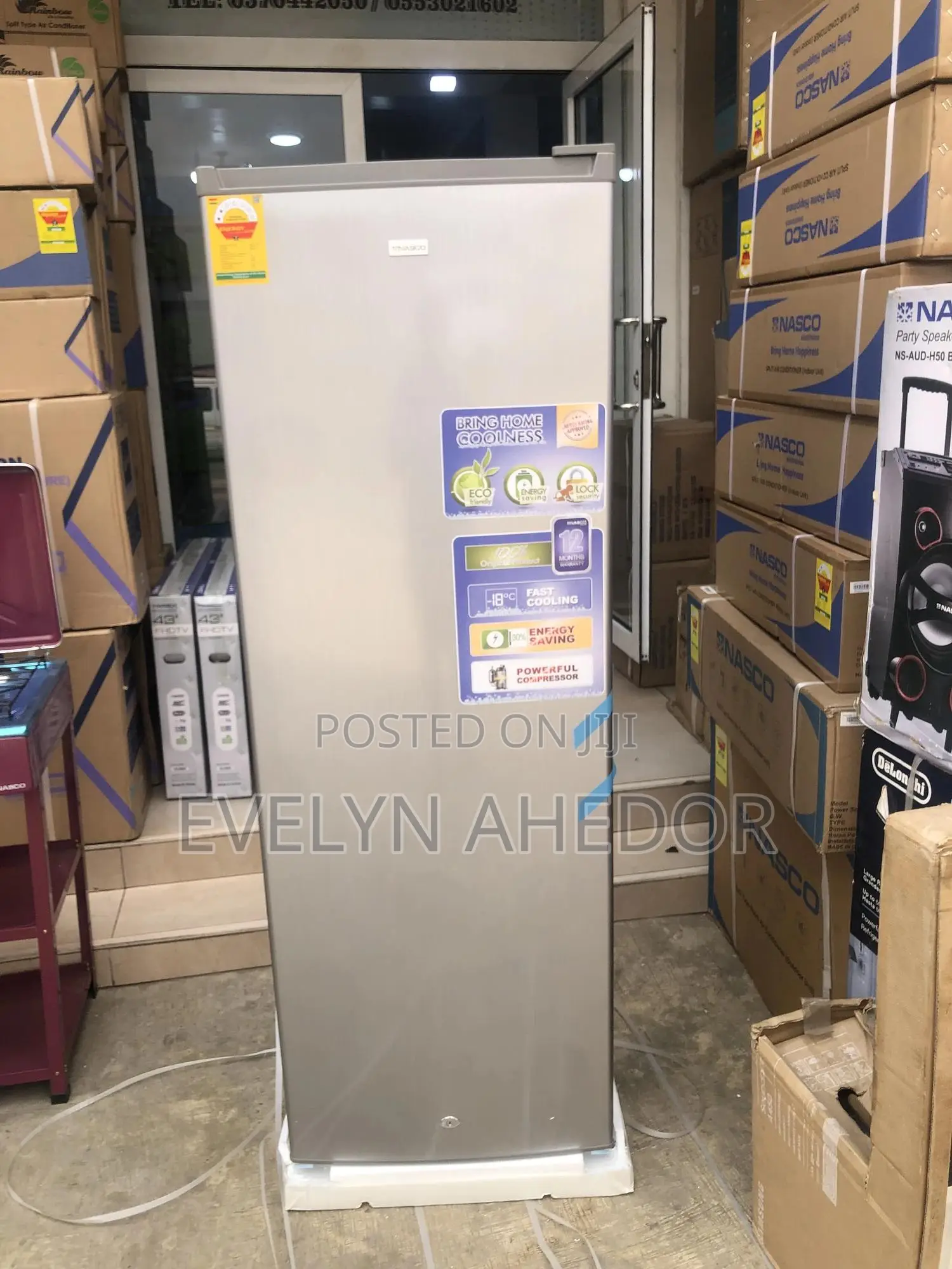 Nasco All Freezer Fridge 242 Liters Available