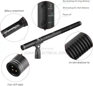 Interview Microphone for Phones and Cameras