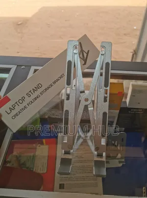 Metallic Laptop Stand