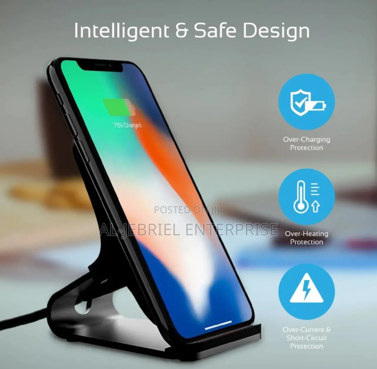 Auradock-5 Promate Ultra-Fast Wireless Charging Stand