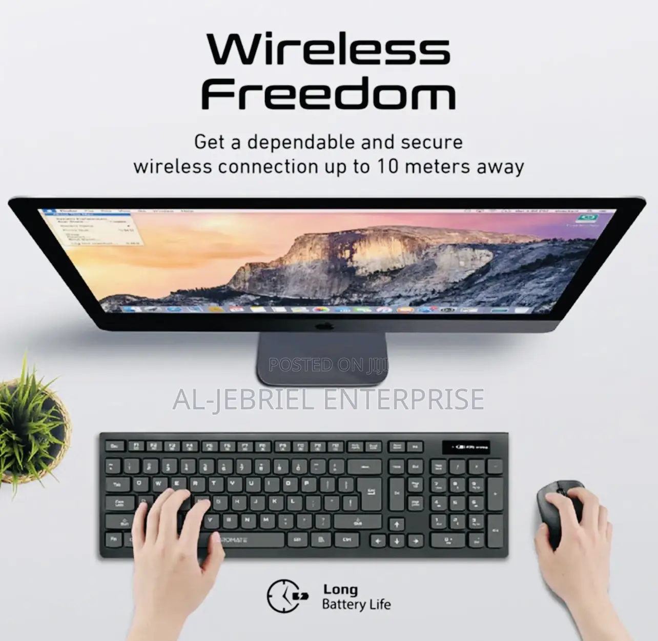 Promate PROCOMBO-12 Wireless Multimedia Keyboard Mouse