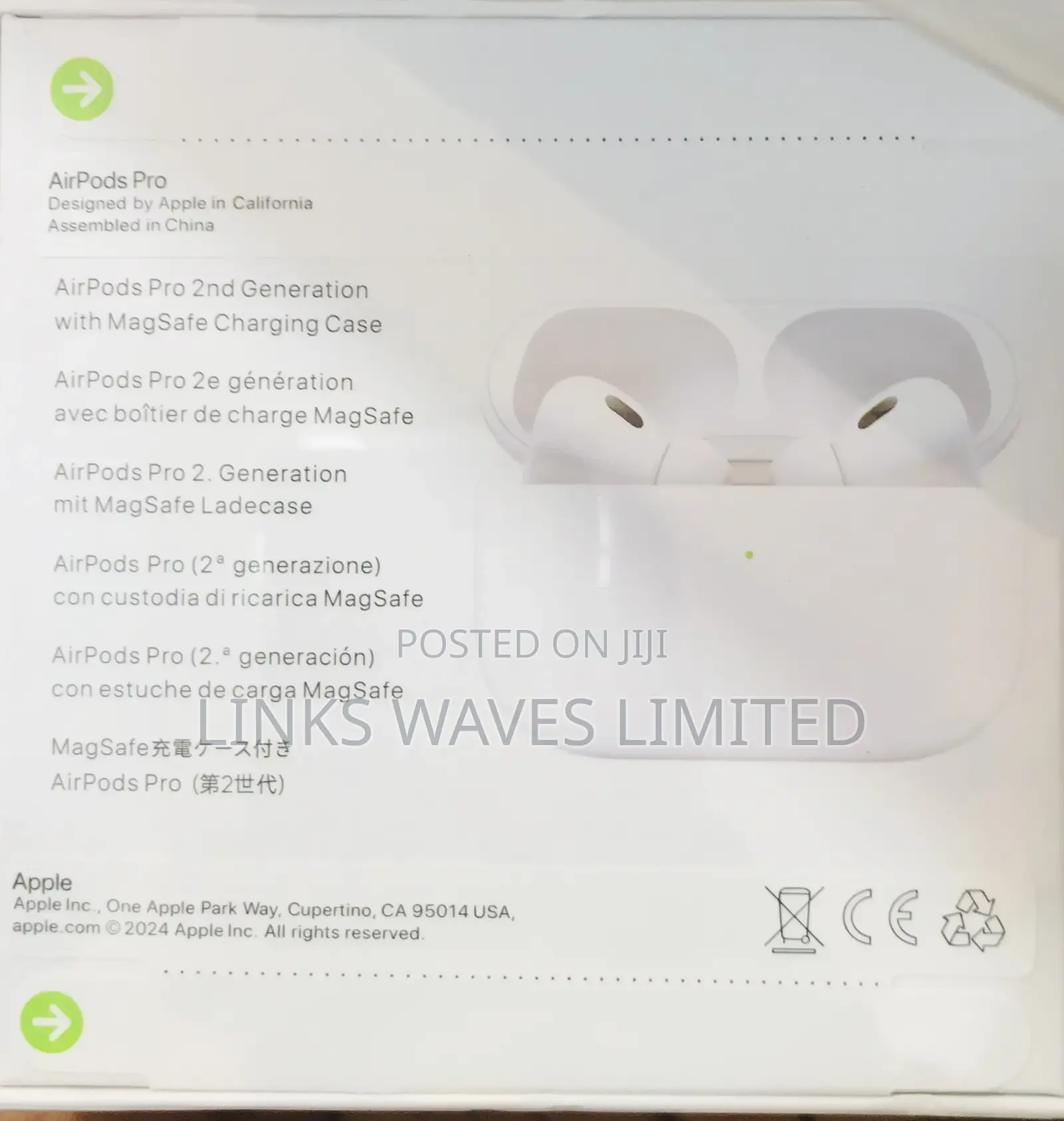 Airpod Pro 2nd Generation With Charging Case