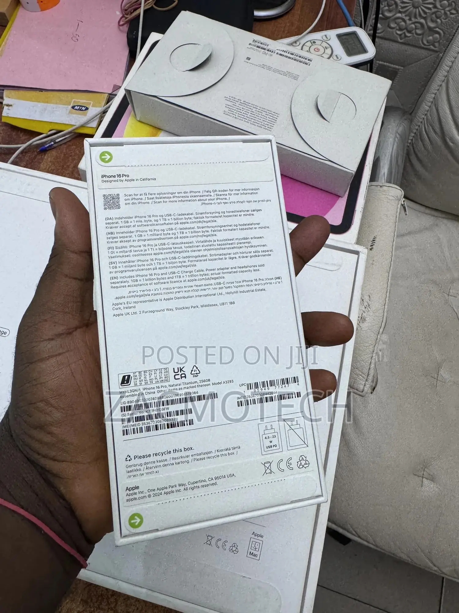 New Apple iPhone 16 Pro 256 GB White