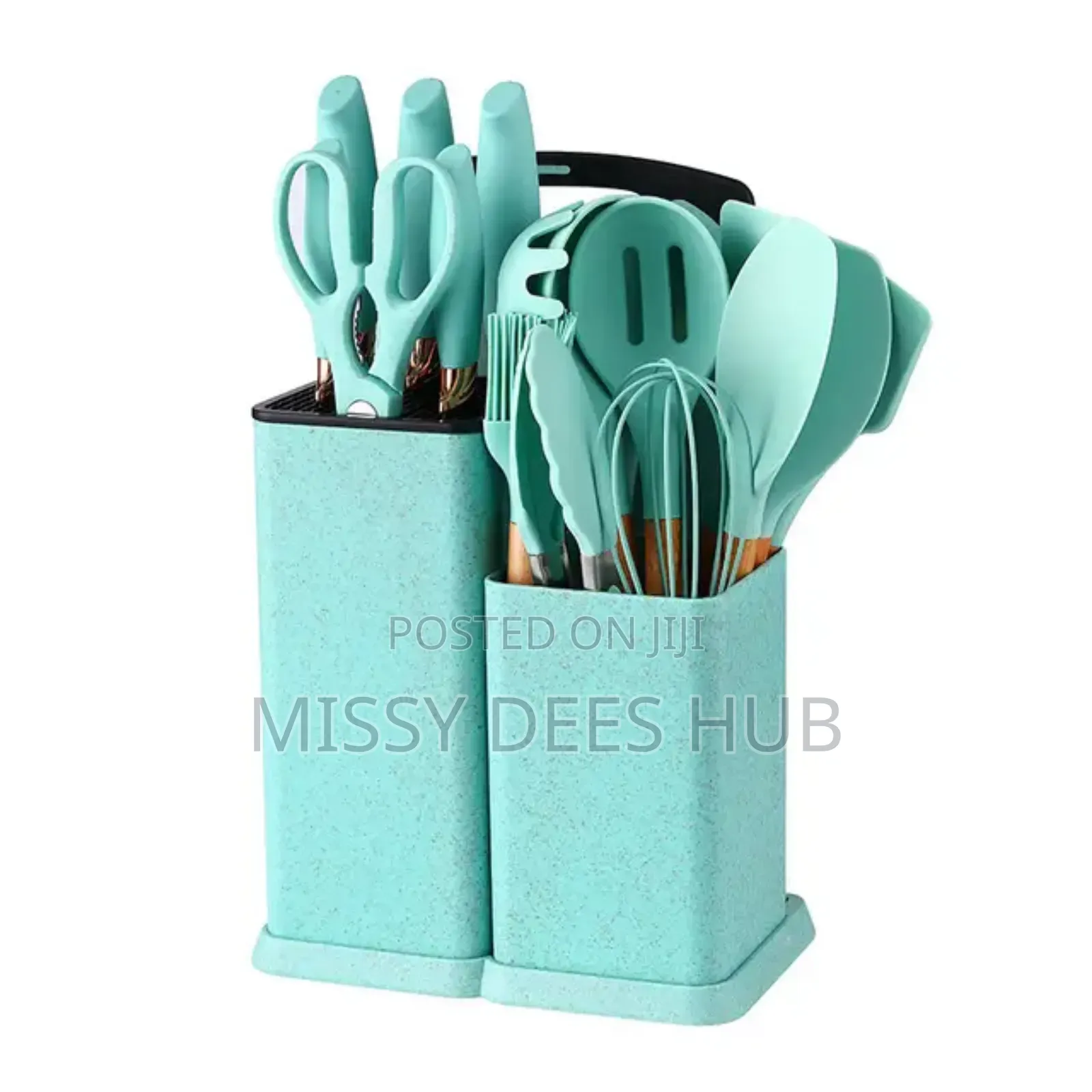 Silicone Kitchen Set With Knives and Cutting Board