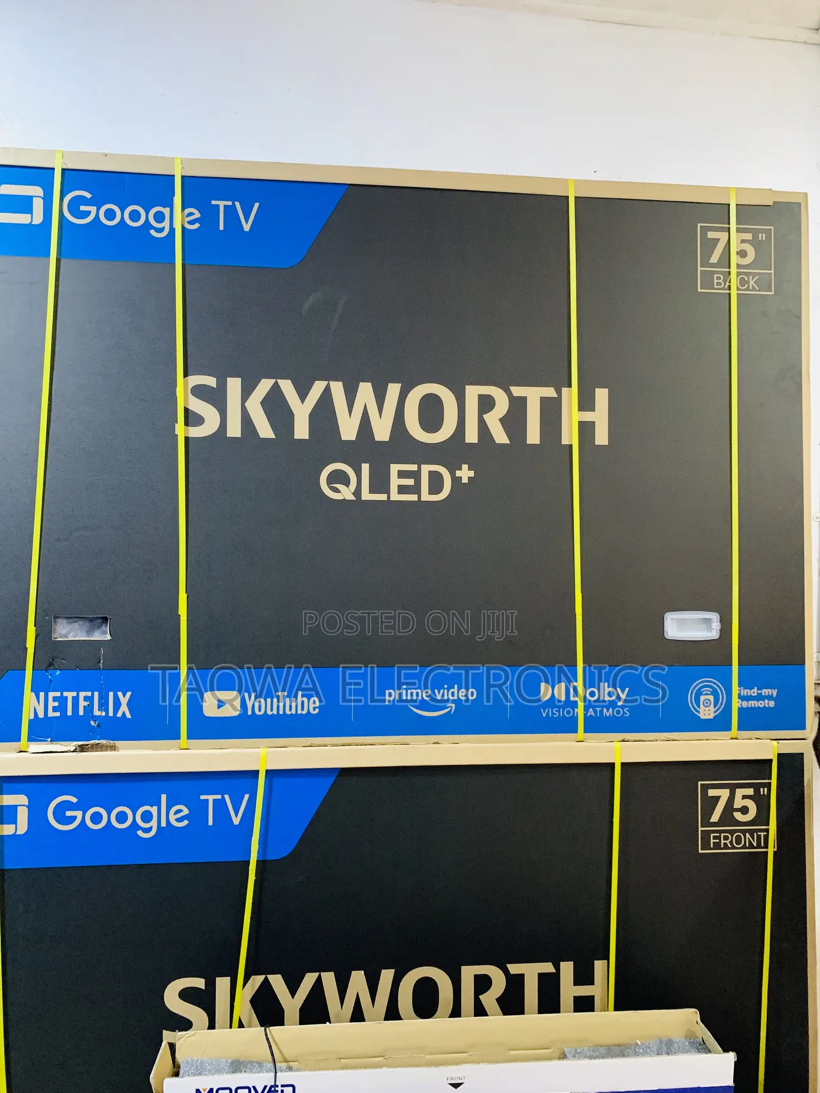 Large Skyworth 75qled Google Tv