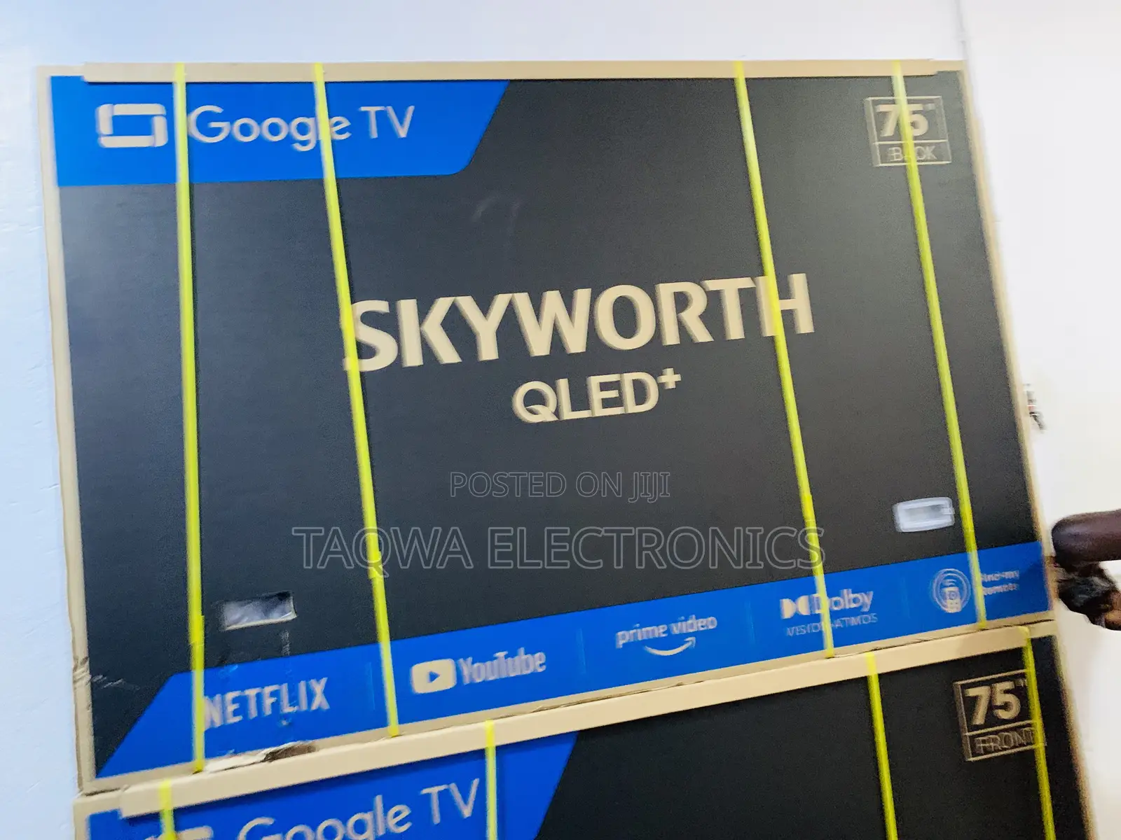 Large Skyworth 75qled Google Tv