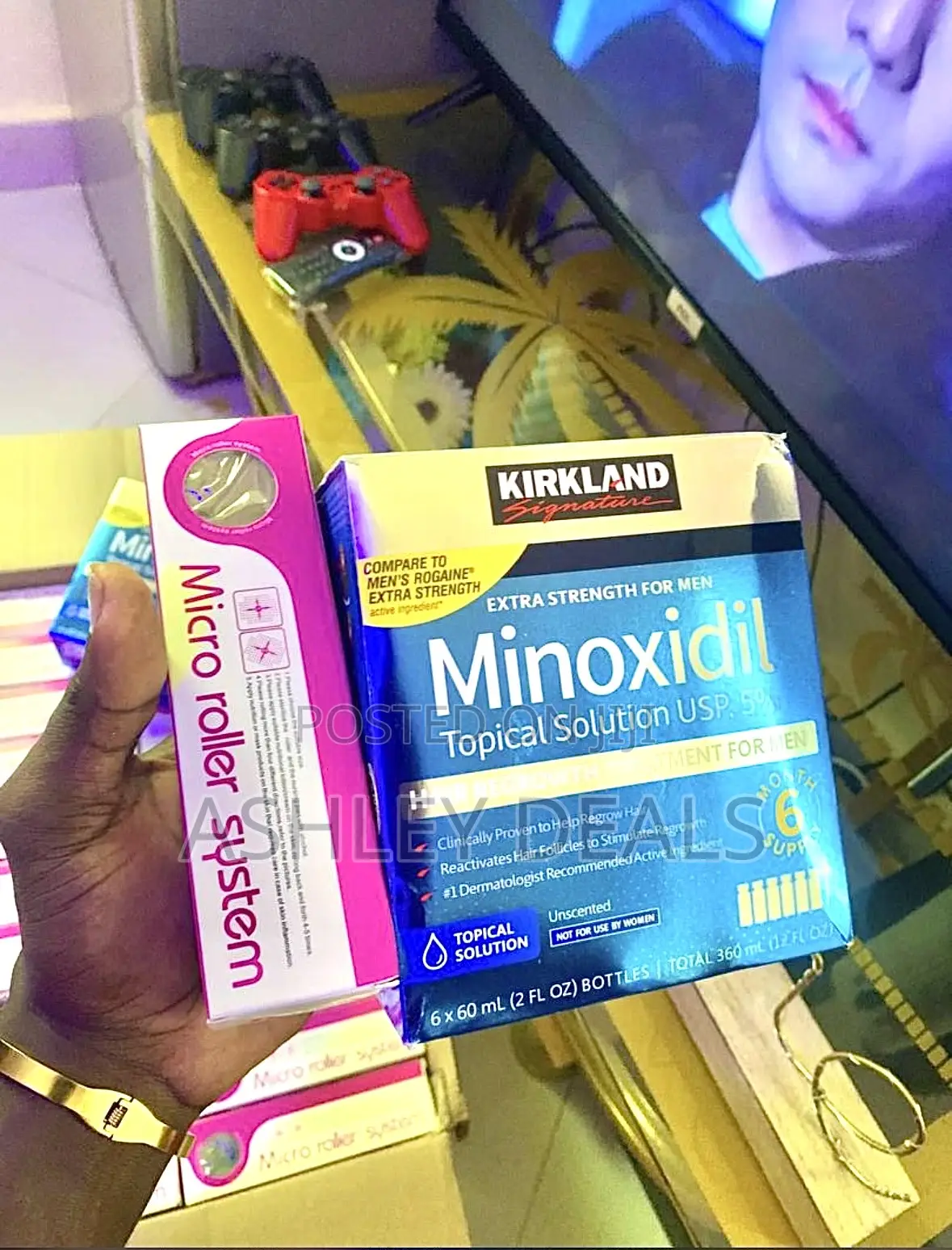 Minoxidil and Micro Roller System