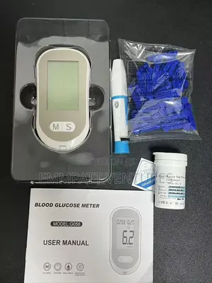 Digital Blood Sugar Test Machine With 50 Strip and Needles