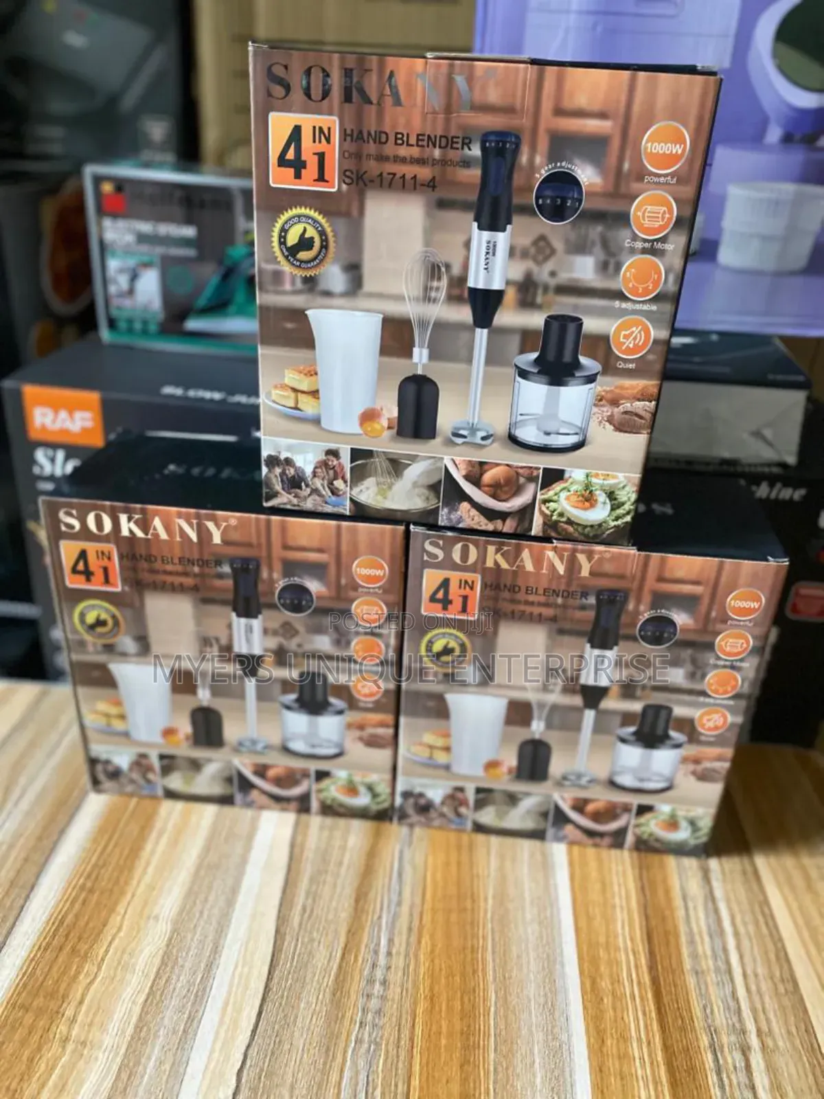 Neatly Sealed 4in1 Sokany Hand Blender
