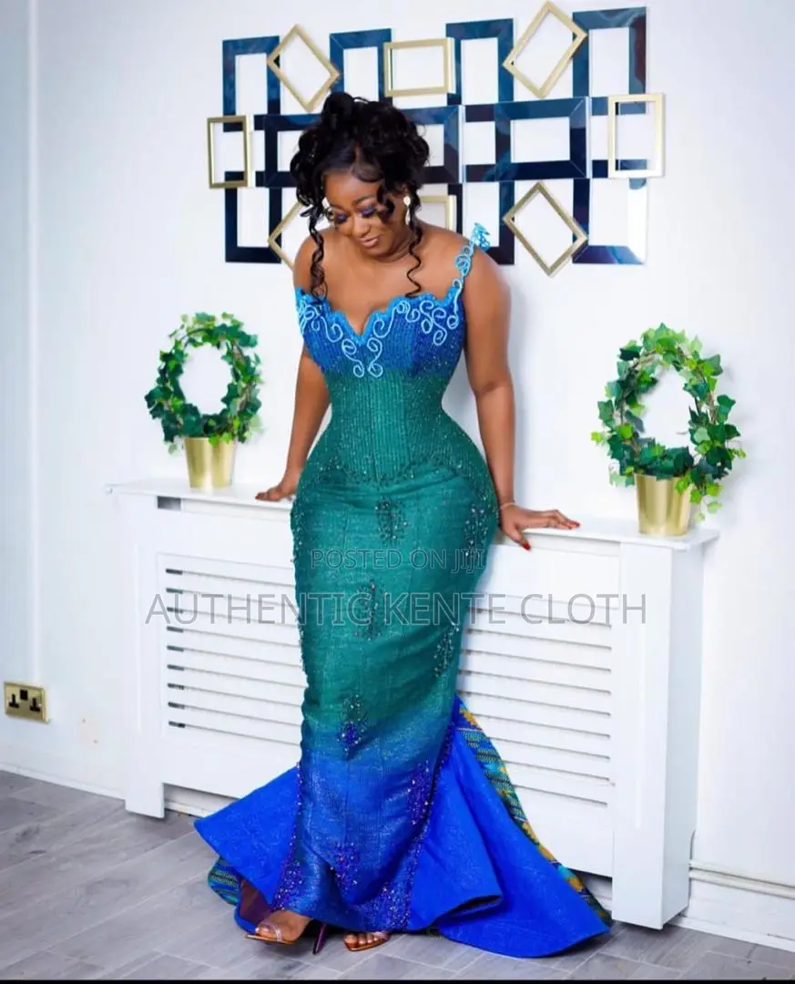 Original Latex Ombré Kente Shimmer Designs