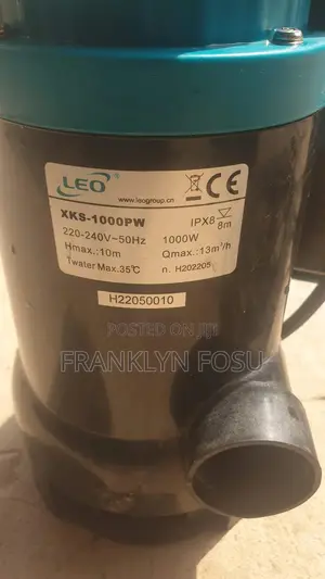Quicksale 1.3HP Leo Submersible Water Pump