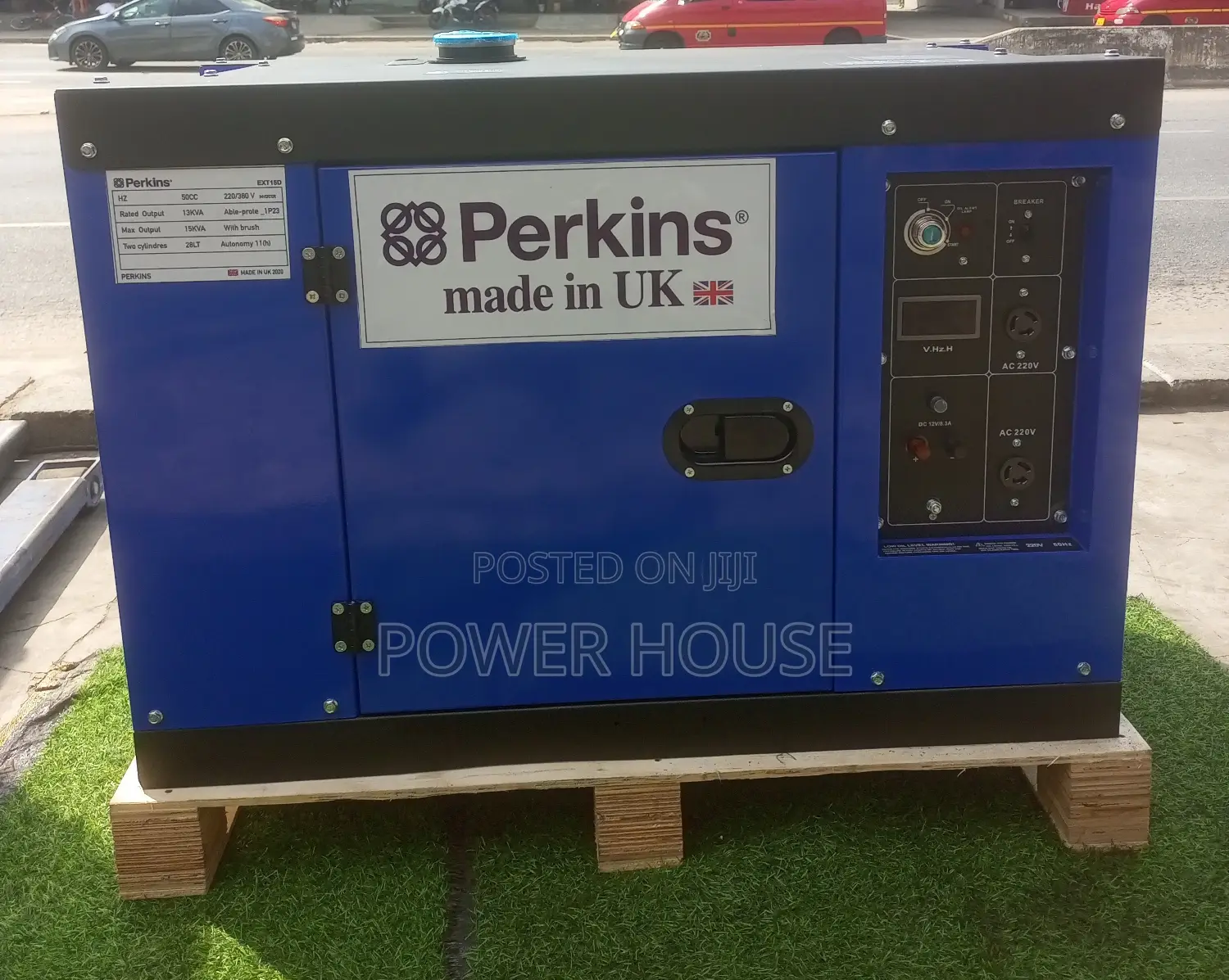 Protective Diesel Perkins Generator 15kva 16500w 230v by UK