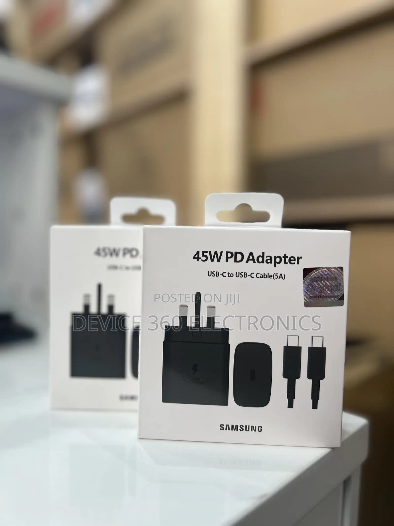 New Samsung 45Q Pd Adapter and USB-C to USB-C Cable,5A