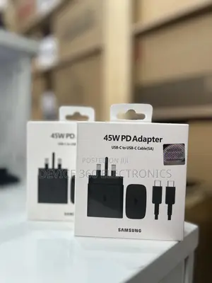 New Samsung 45Q Pd Adapter and USB-C to USB-C Cable,5A
