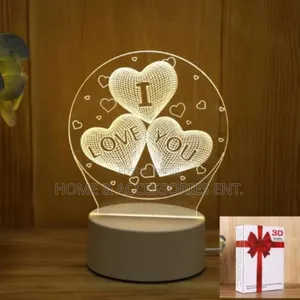 3d Night Light | Bedroom Lamp | Valentine Gift