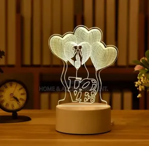 3d Night Light | Bedroom Lamp | Valentine Gift