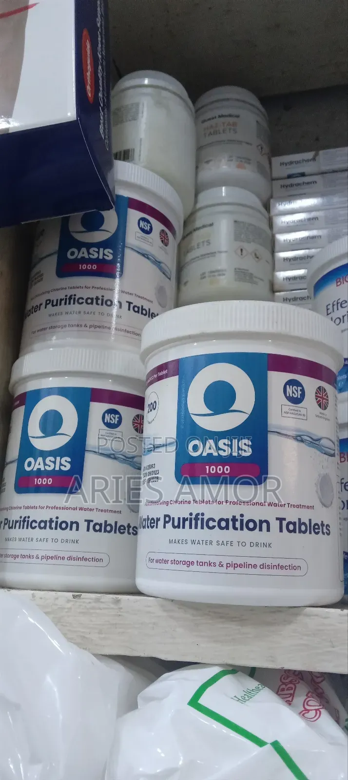 Oasis Water Purification Tables