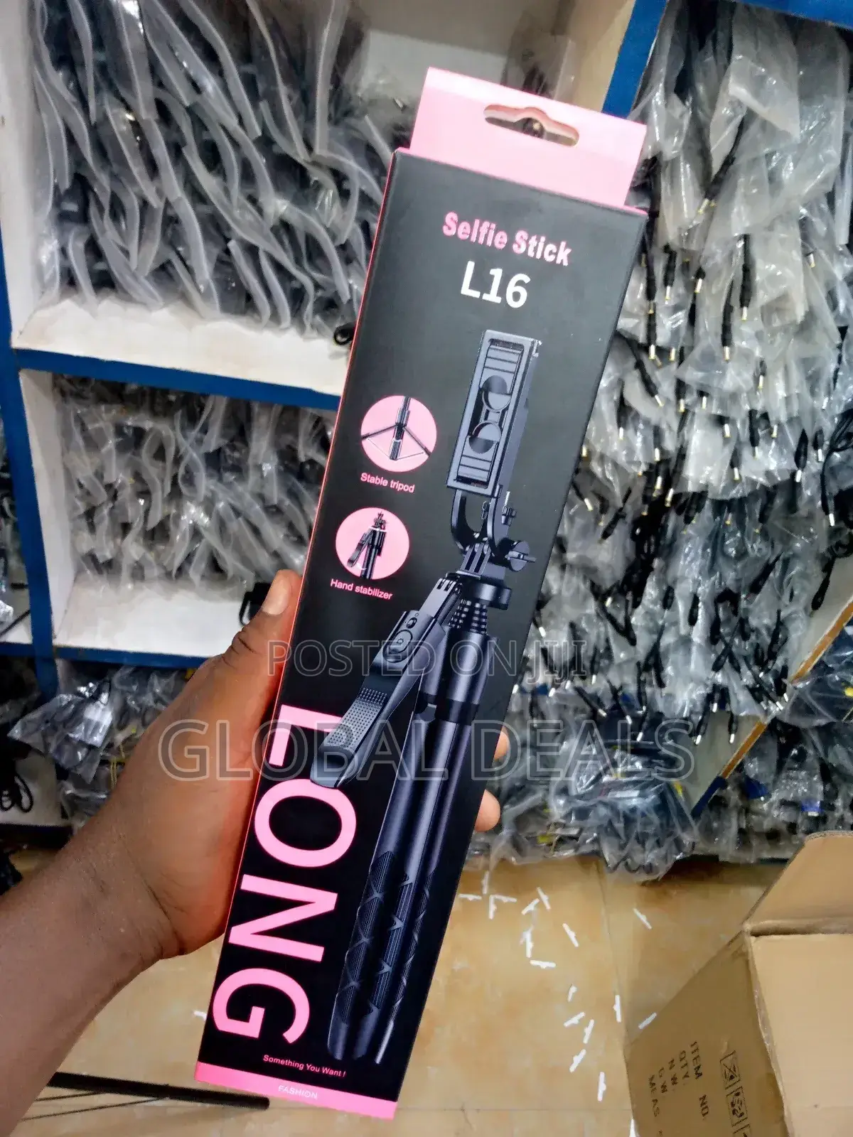 Selfie Stick With Tripod Stand Long
