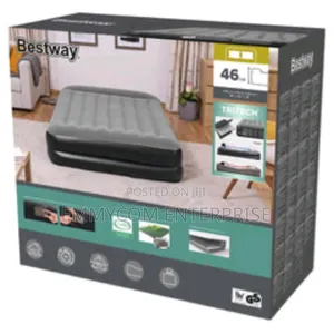 Bestway Queen Size Air Bed Mattress With Inbuilt Pump