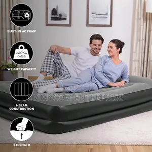 Bestway Queen Size Air Bed Mattress With Inbuilt Pump