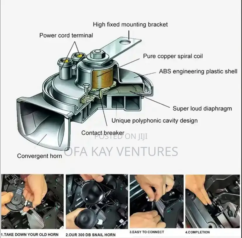 Super Loud Cars and Motor Horn 12V