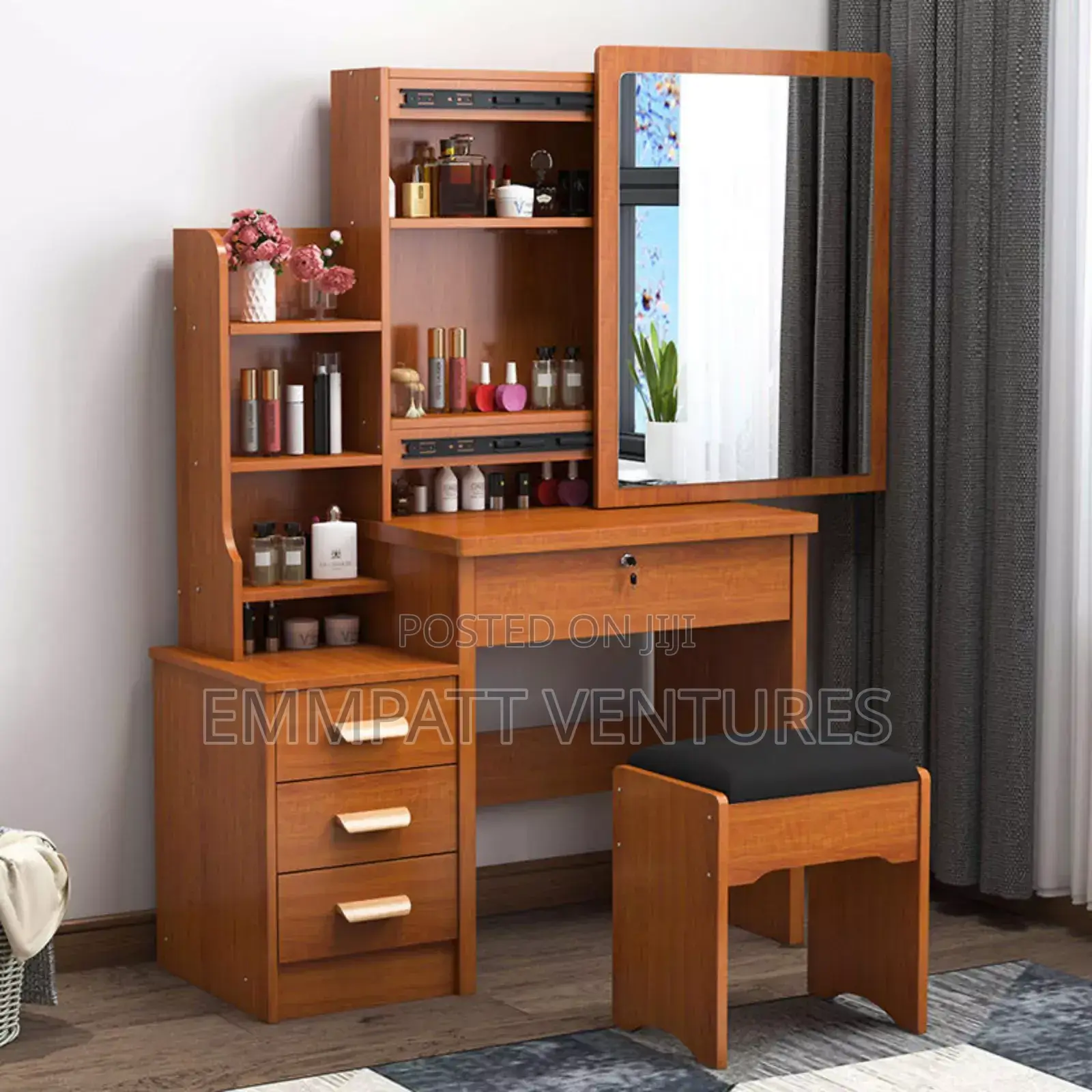 Executive Coffee Dressing Mirror Set
