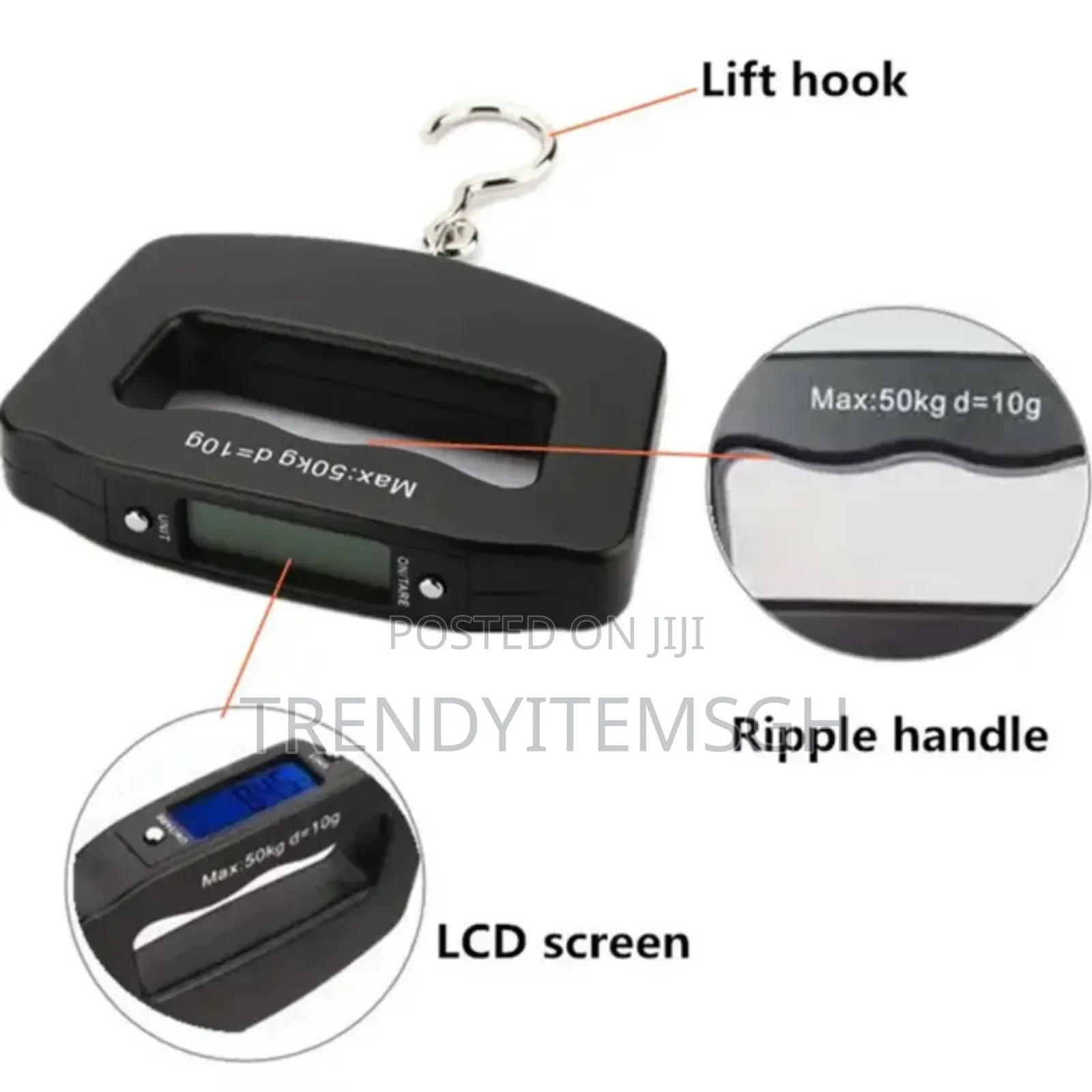50kg /10g Digital Luggage Scale