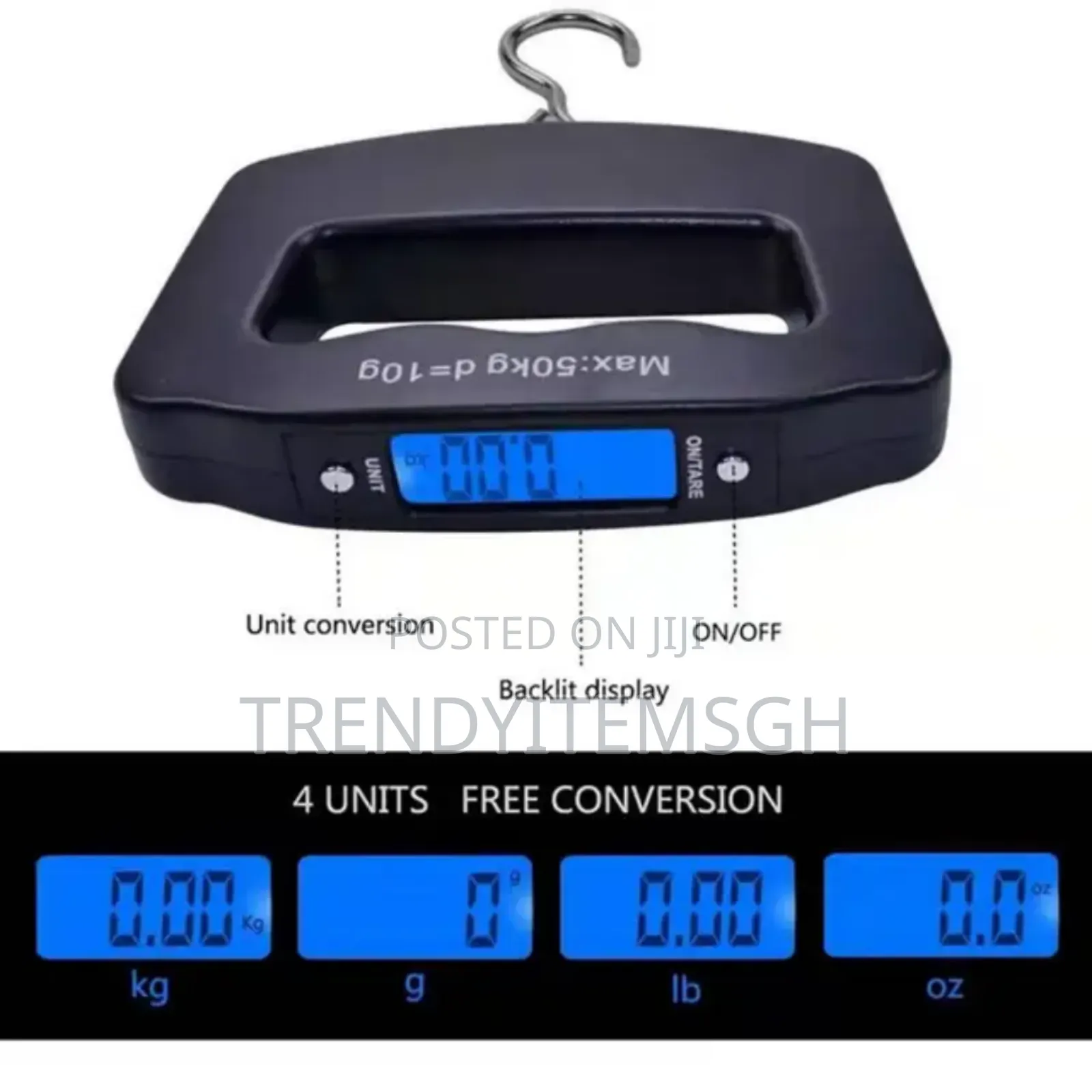 50kg /10g Digital Luggage Scale