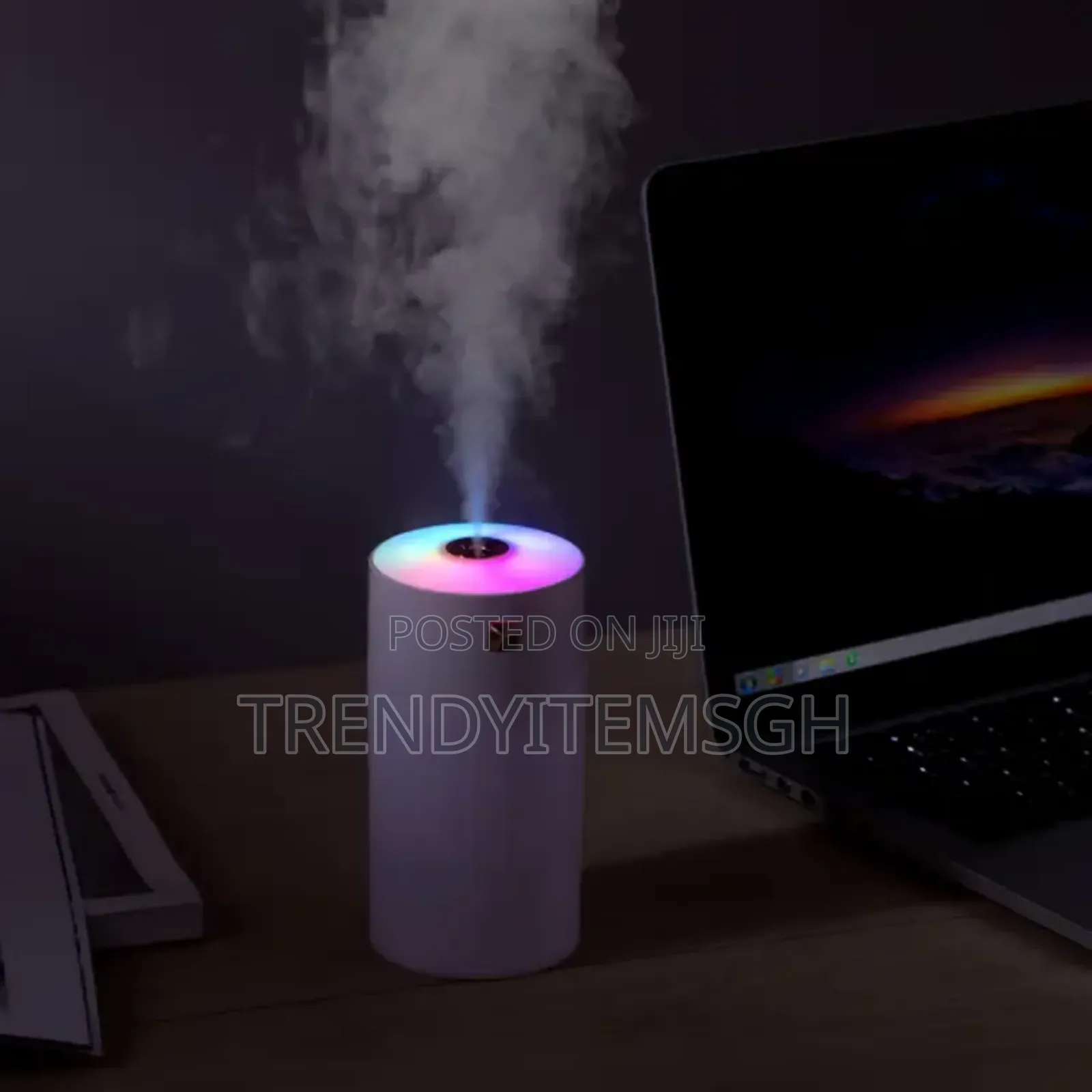 Rainbow Car Home Aromatherapy Humidifier Oil Diffuser
