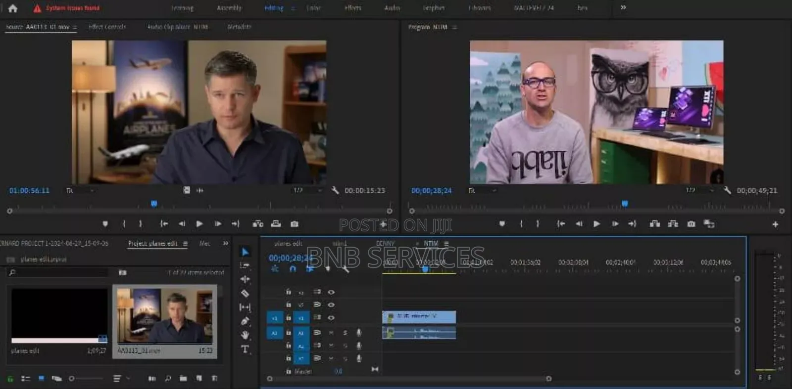 Video and Audio Editing and Video Shooting