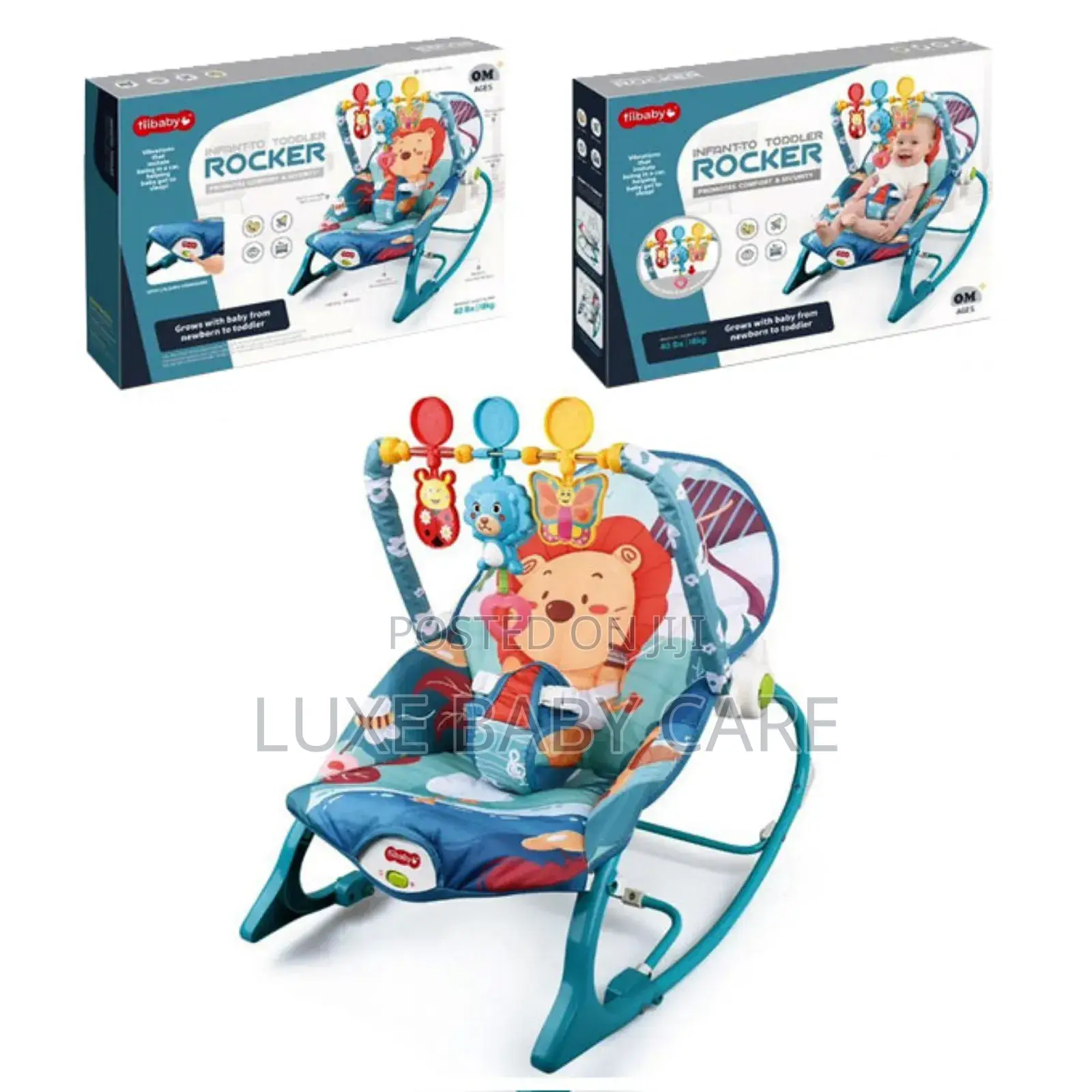 Infant to Toddler 2 in 1 Rocking Bouncer Chair