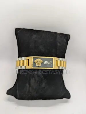 Versace Bracelet Silver and Gold