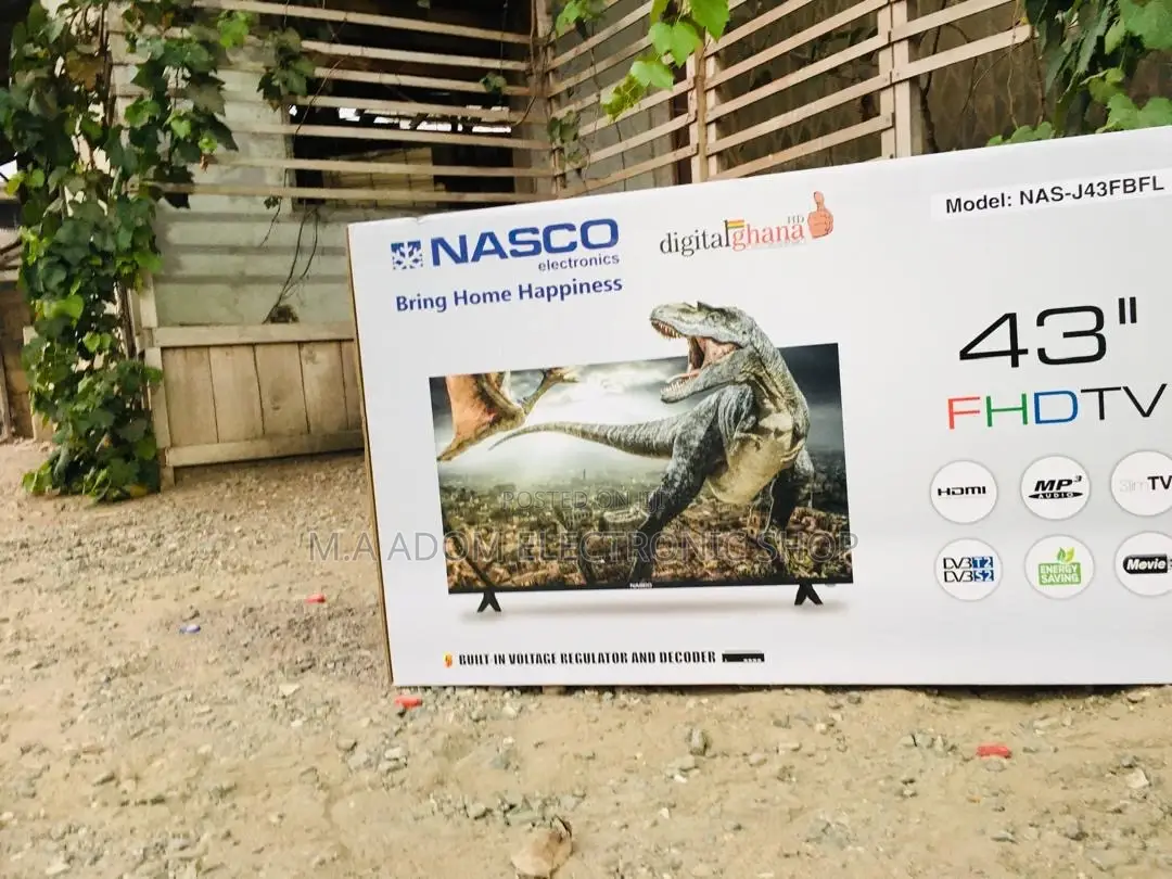 Experience Entertainment Redefined:Nasco 43”LED TV