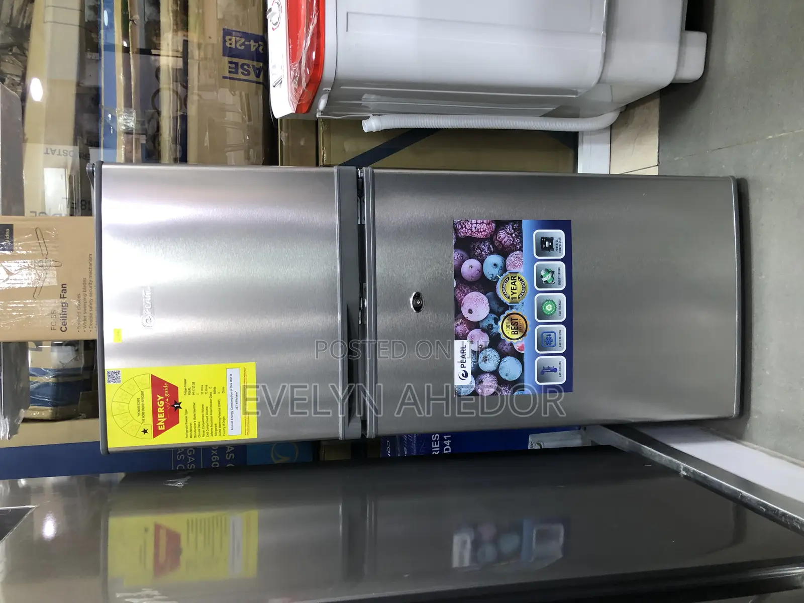 Quality and Affordable Pearl Double Door Fridge 108 Liters