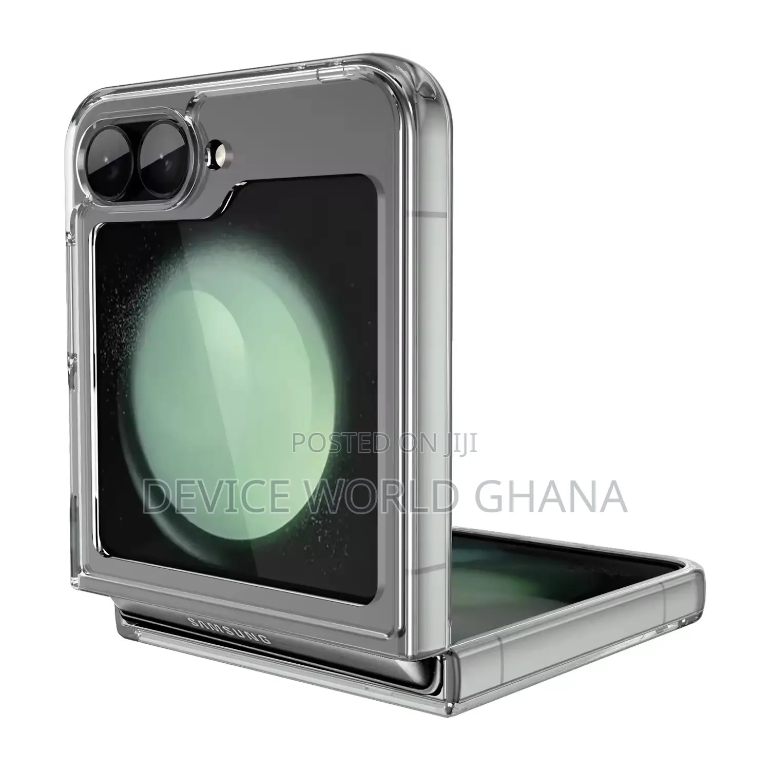 Transparent Color Case Available for Samsung Z Flip 6 and 5