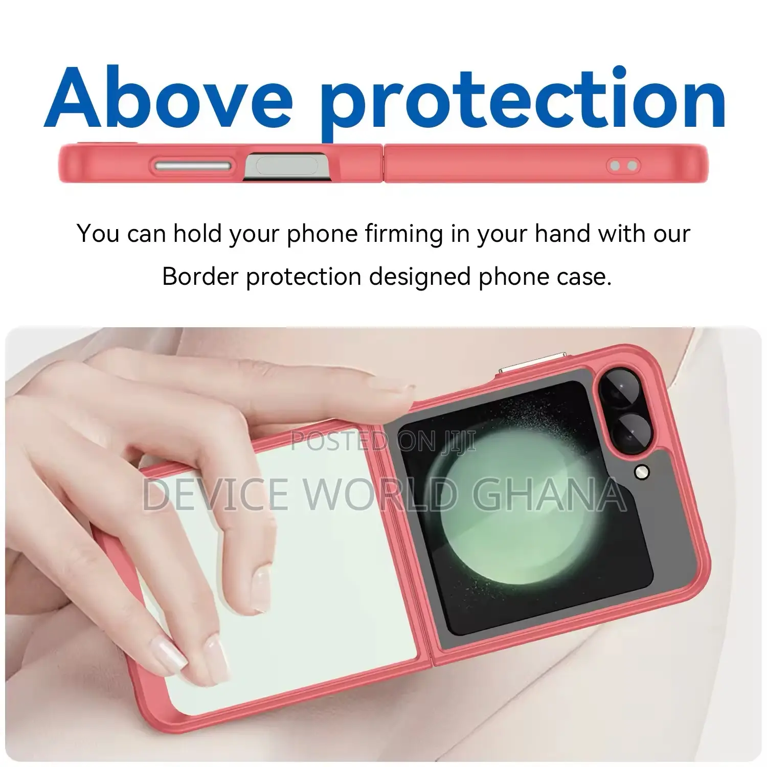 Transparent Color Case Available for Samsung Z Flip 6 and 5