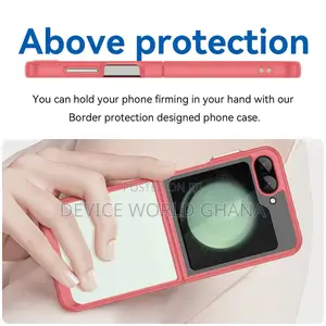 Transparent Color Case Available for Samsung Z Flip 6 and 5
